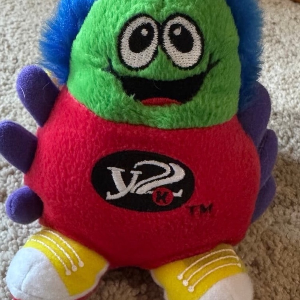 Princess Soft Toys Plush Y2K Bug Bean Bag 1998 Tag